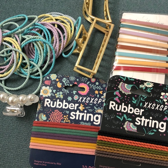 Hair ties hairpin claws hair accessories bundle - Picture 2 of 2